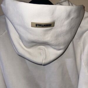Essentials White Turtleneck Sweater